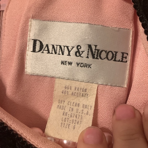 Vintage Danny & Nicole midi dress with over jacket attached 😍😍😍 - Picture 4 of 12